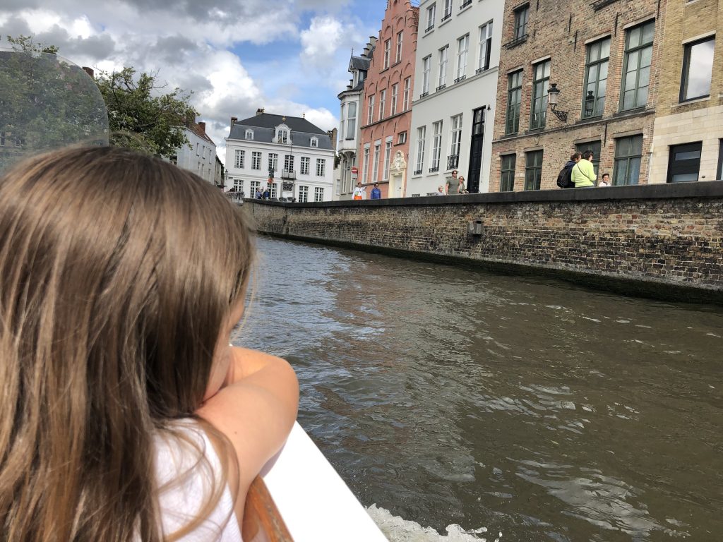 Canal Cruise in Bruges with kids