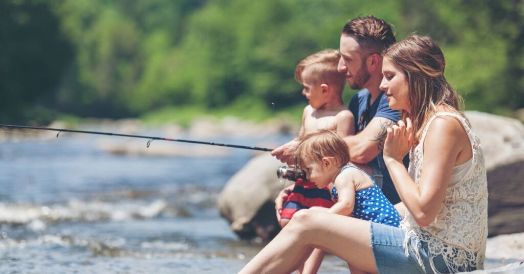 family fishing cheap outdoor activities for families