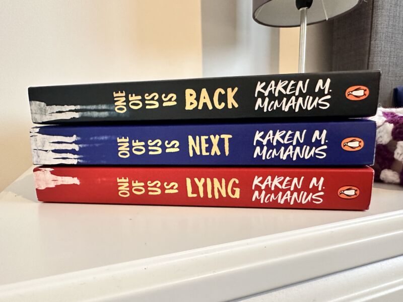 One of us is lying trilogy by Karen McManus