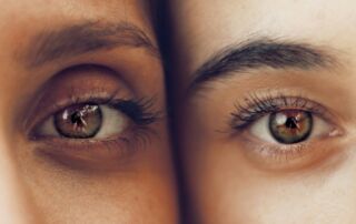 person's eyes